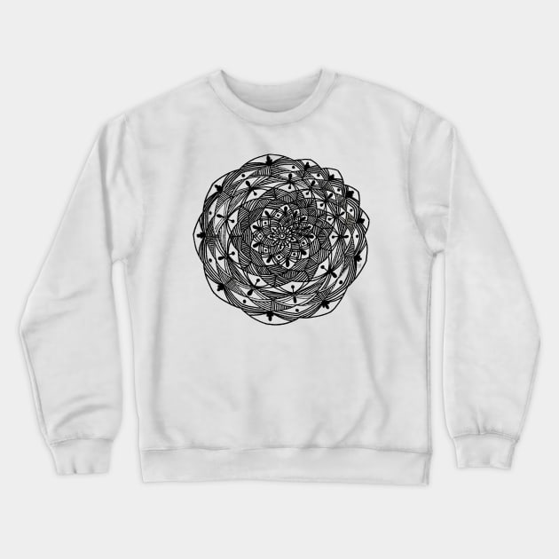 Mandala Creation 7 Crewneck Sweatshirt by KreativCorner